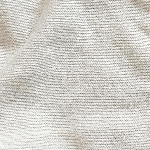 Oversized V-neck sweater dress tie knot size large Soft blush pink cream - Picture 8 of 8